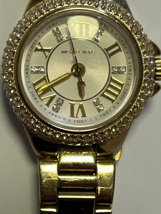 Michael Kors Gold Crystal-Accent Women\'s Bracelet Watch main image 5